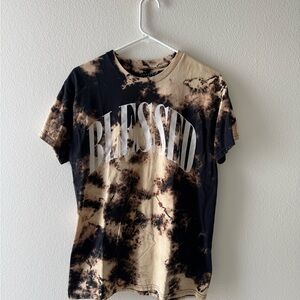 Tie-Dye 'Blessed' T-Shirt